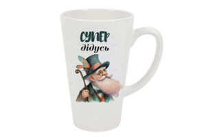 Чашка велика лате “Супер дідусь”