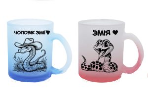 Чашки скляні “Сімейка”