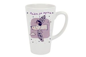 Чашка велика лате"Лети за мрією"