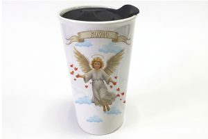 Порцелянова термочашка лате "Кохаю "