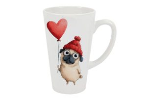 Чашка керамічна велика лате"Мої почуття"