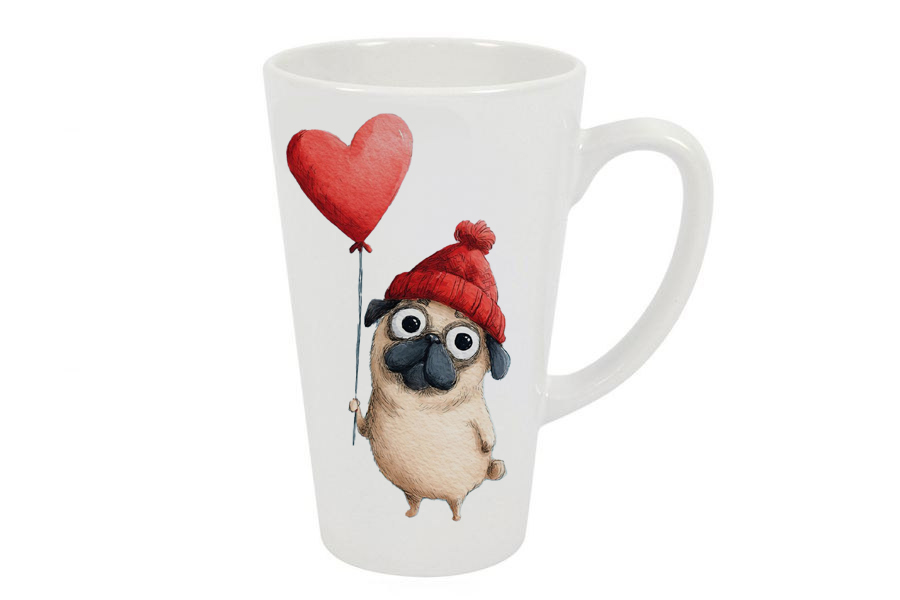 Чашка керамічна велика лате"Мої почуття"